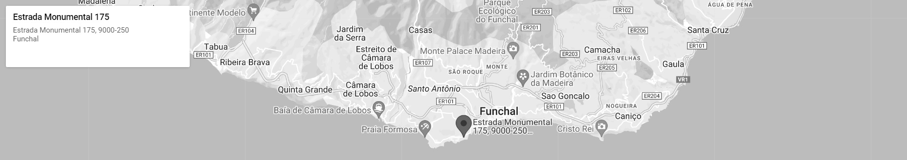 Funchal BW map